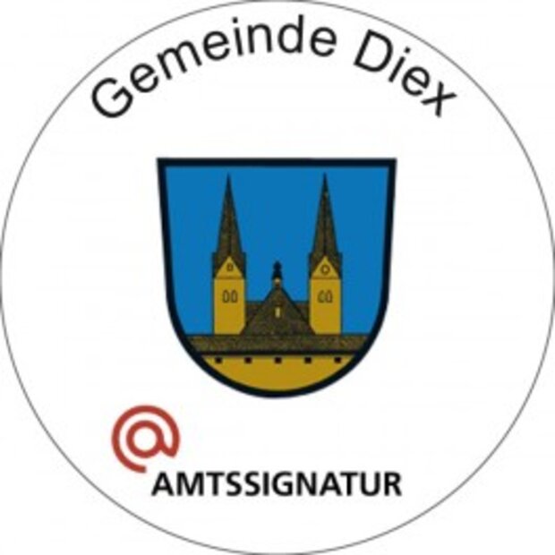 Amtssignatur der Gemeinde Diex Amtssignatur der Gemeinde Diex