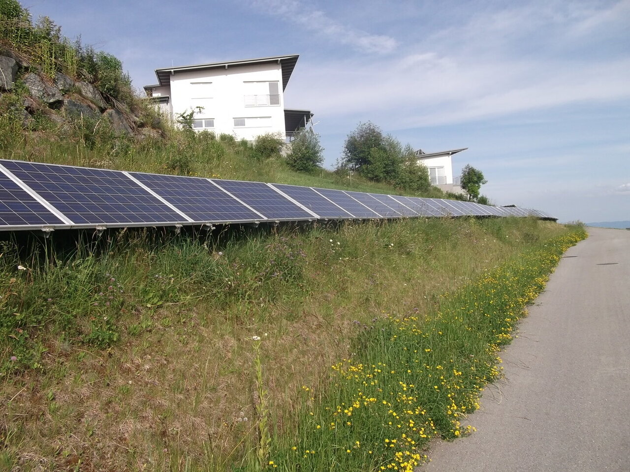Quelle: Privat Freistehende PV Anlage Diex Süd