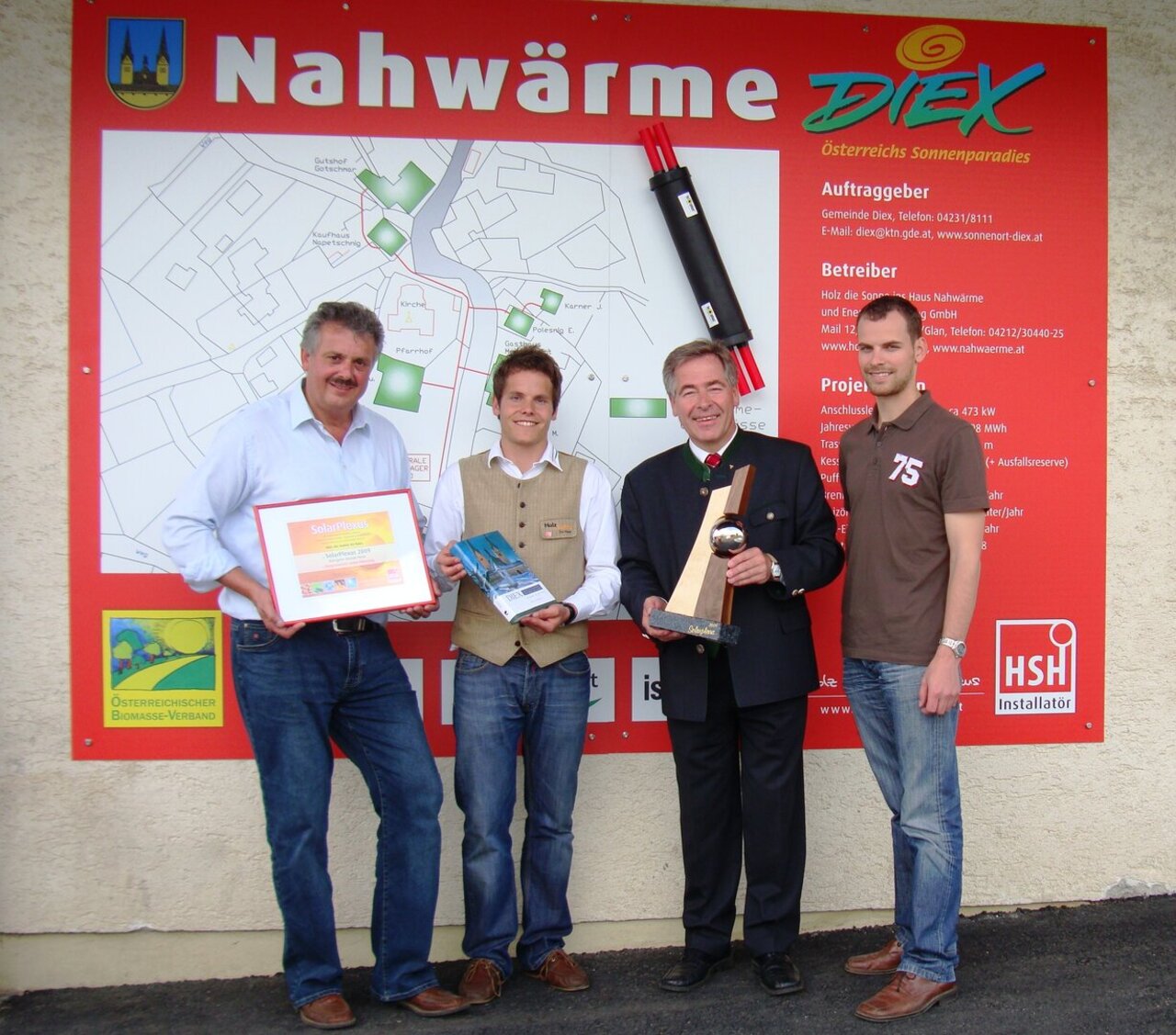 Quelle: Privat Gruppenfoto Nahwärme Diex