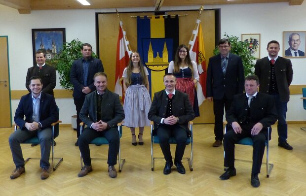 Gruppenfoto Gemeinderat Diex Gruppenfoto des Gemeinderates